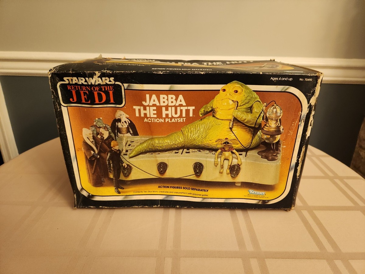 Star Wars 1983 Vintage Kenner Jabba The Hutt Action Playset