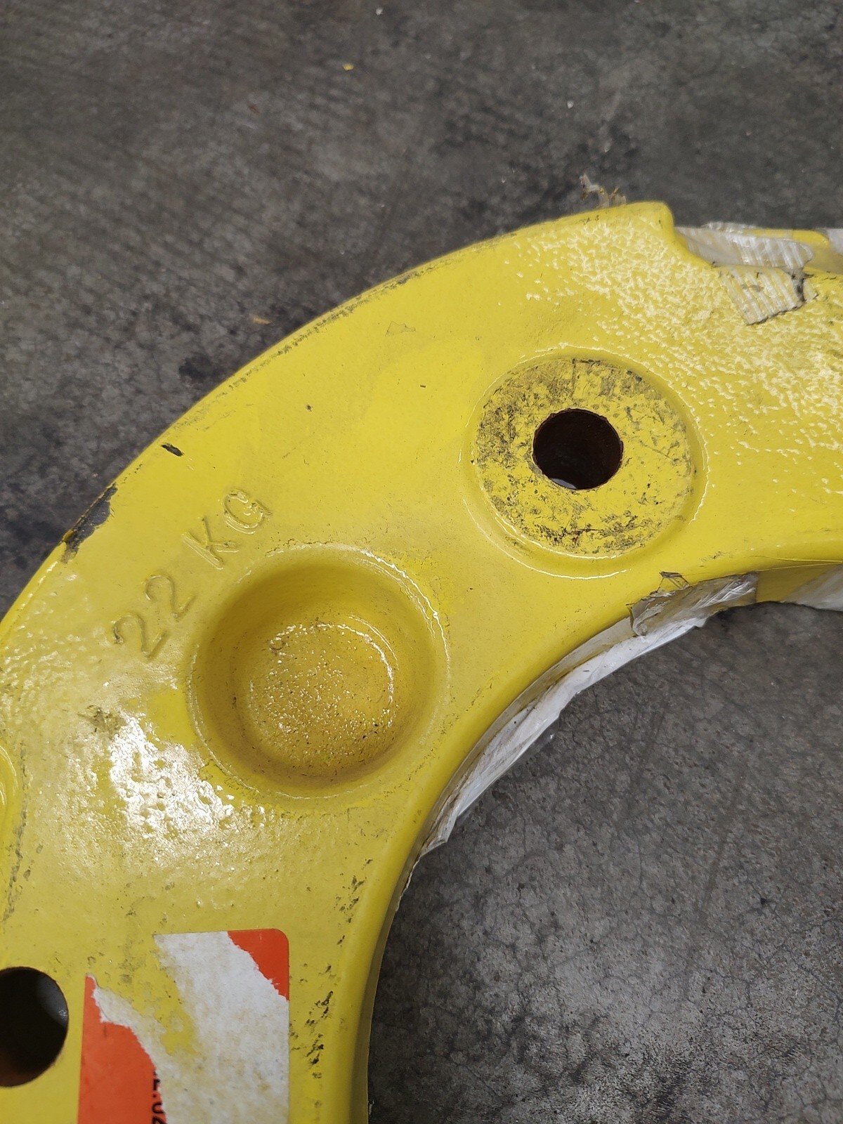 John Deere BM17968 Tractor Rear Wheel Weight 52 Lbs eBay