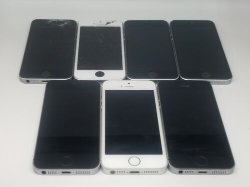Lot of 7 - Apple iPhone SE (1st Gen) - PARTS ONLY (0501E) - Picture 1 of 6