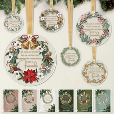 Thyle 6 Set Coworker Christmas Ornaments Gifts Coworker Christmas Bulk Gifts ...