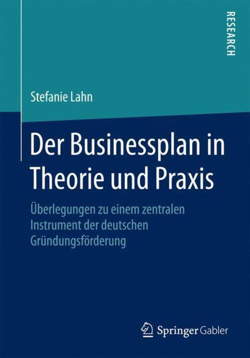 Thumbnail - Der Businessplan In Theorie Und Praxis | Stefanie Lahn | Taschenbuch |