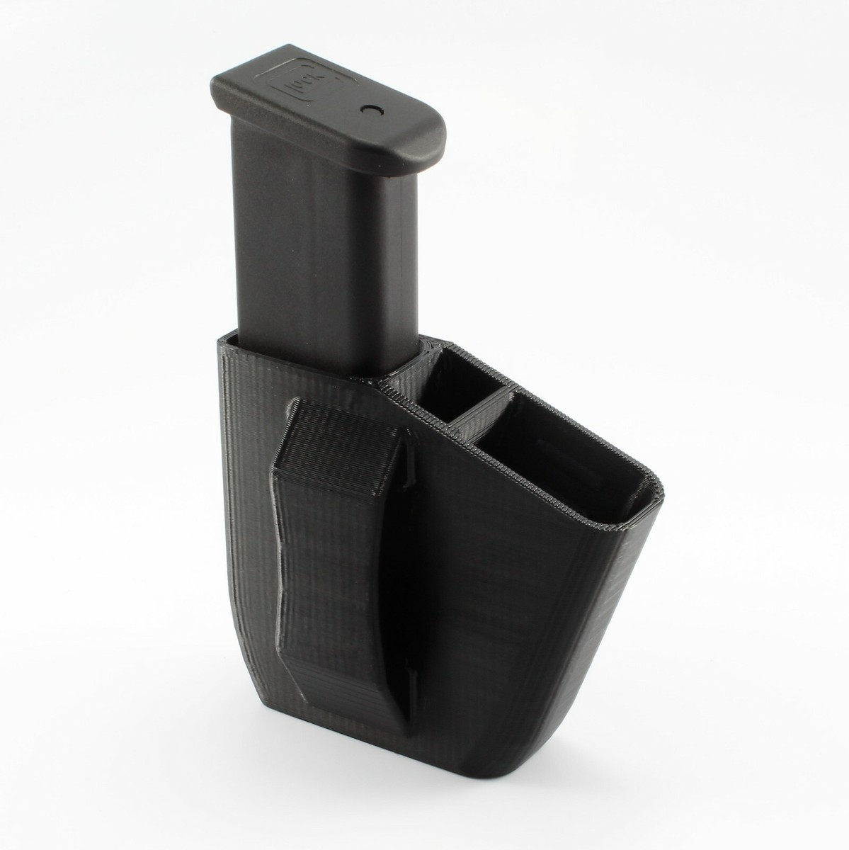 Portacaricatori Doppio (Marsupio Mag) Per Glock 43X - Destro, Per Cinture Fino A 1,75" - Stampato In 3D