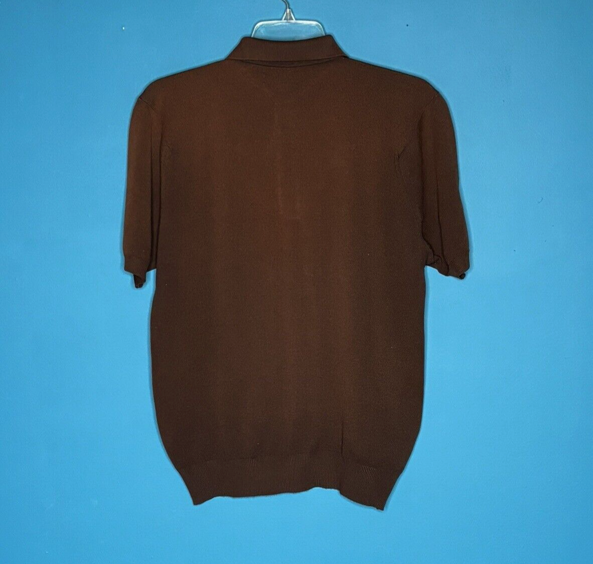 ポポ　50s 60s PURITAN ニット　ポロ Vtg 60s Puritan Ban Lon Knit Polo Shirt Dark Brown Color