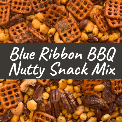 Blue Ribbon BBQ Nutty Snack Mix   Sweet Heat, Smoky Crunch
