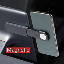 1Pc Black Portable Plastic Universal Magnetic Phone Holder For Car Dashboard
