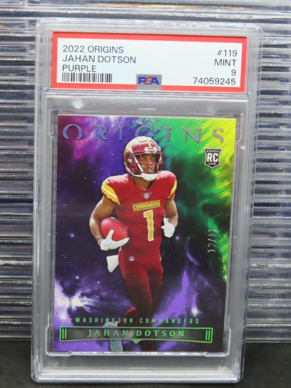 Jahan Dotson Panini Origins #119 Purple