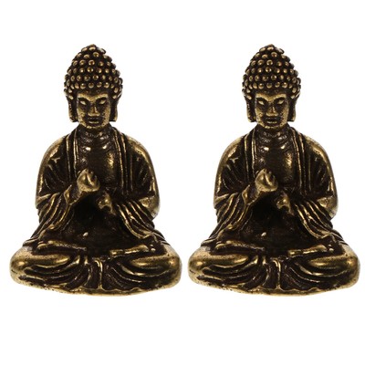 2 Pcs Buddha Pendant Proper Size Jewelry Easy to Use