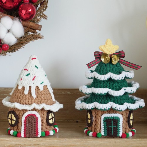 Crochet Kit Christmas tree Crochet Starter Kits DIY Kit Xmas Gift For Beginners - Picture 10 of 11