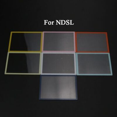 Upper Lower LCD Screen Lens Plastic Cover Replace For Nintendo DS Lite DSL NDSL