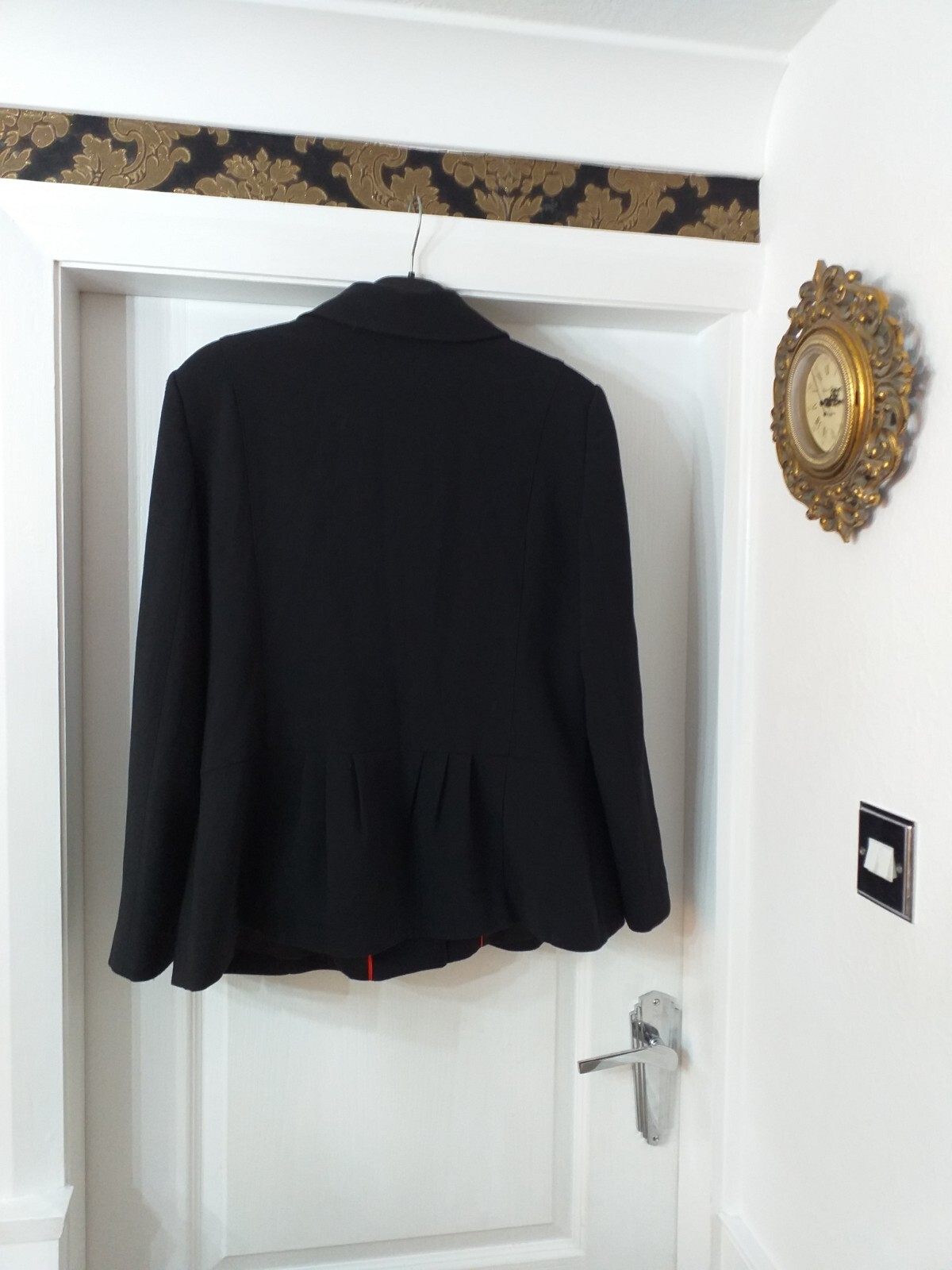 KLASS COLLECTION LADIES BLACK COAT JACKET SIZE 18 eBay