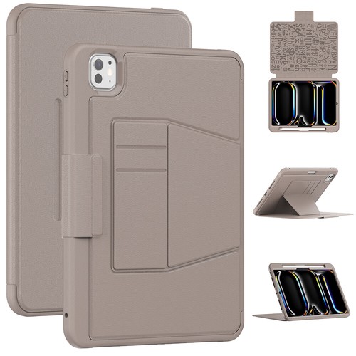 Smart Magnetic Buckle Leather Cover Stand Armor Case For iPad Pro M4/Air M3 2025 - Picture 79 of 81