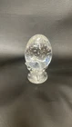 Steuben Crystal Egg Paperweight, No. 8131 Designed by Lloyd Atkins in 1964
