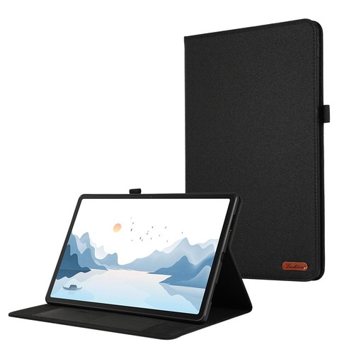 For Lenovo Tab P12 12.7 inch 2023 Tablet Case Fabric Texture Folio Stand Cover - 第 4/44 張圖片