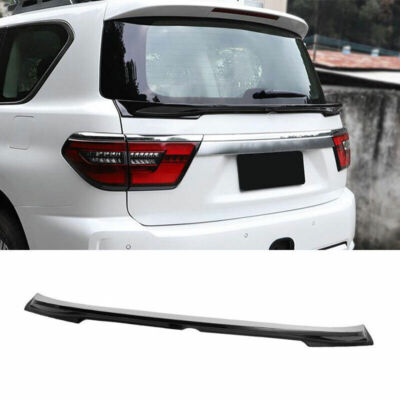 For Nissan Armada Patrol 2021-2024 Black Rear Spoiler Tail Trunk Lip Wing Bar