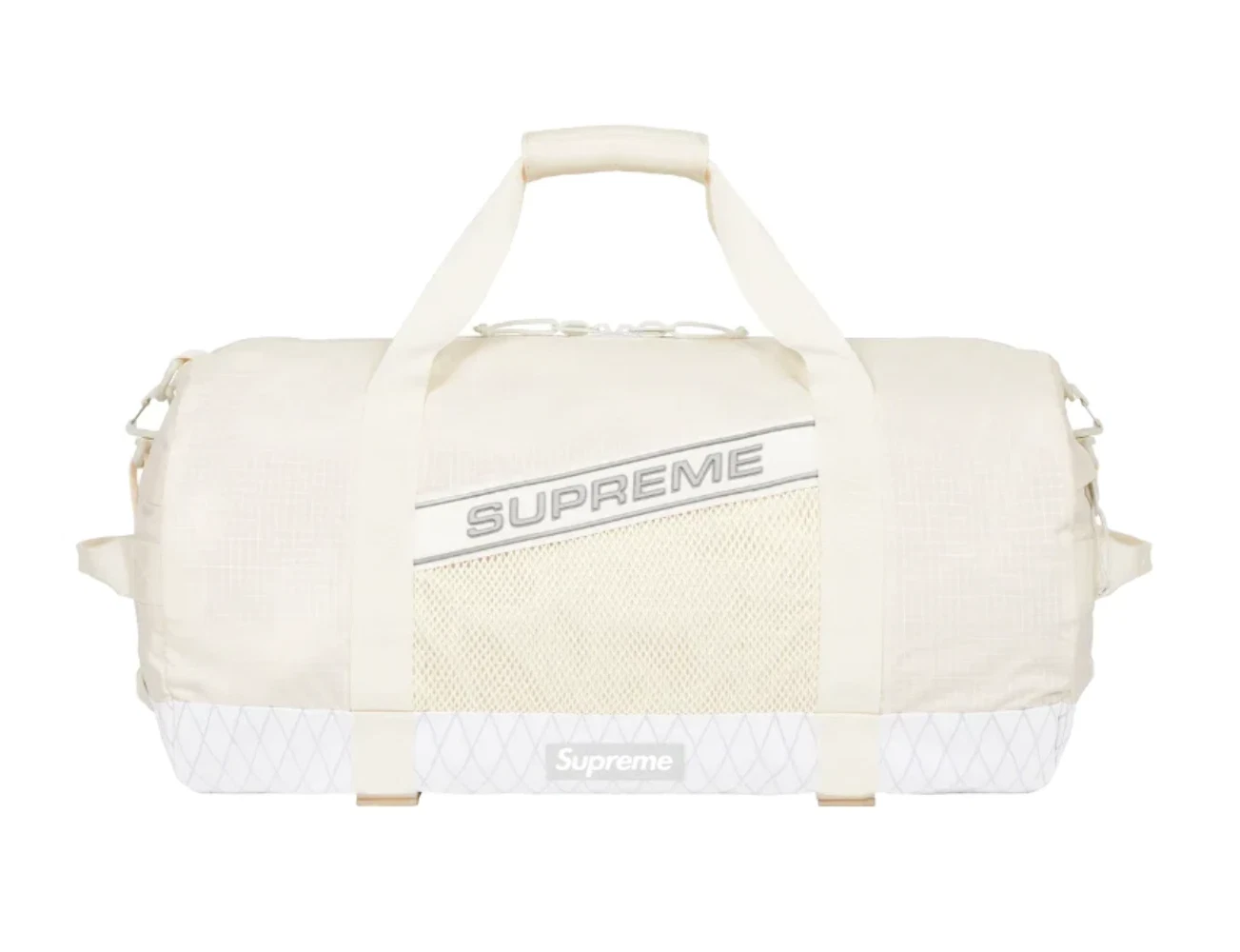 Sac de sport logo Supreme 3D blanc (FW23)