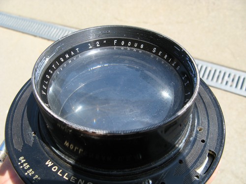 Wollensak Velostigmat 12" Focus Series ll 2 f 4.5 Lens with Betax No 5 Shutter - Picture 3 of 11