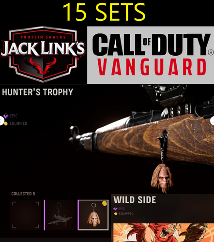 15X Call of Duty Vanguard Jack Links DLC + 2XP