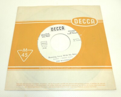 THE MAJORITY ''Running Away With My Baby'' unplayed NM 1967 WL PROMO 45 MOD Beat