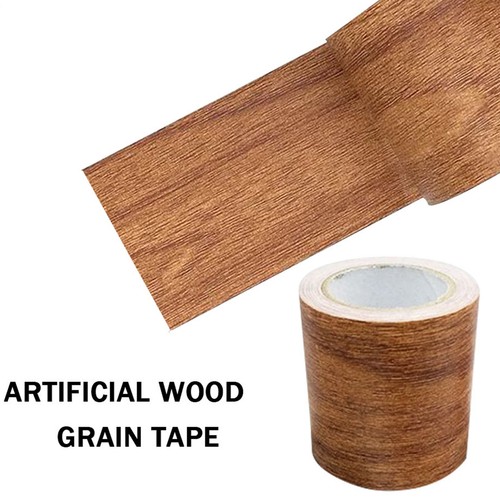 Realistic Woodgrain Repair Adhensive Duct Tape For Home Furniture Decora - Picture 12 of 18