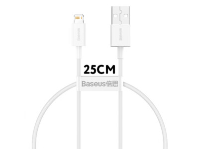 Original Baseus 25cm 8-Pin Ladekabel für 5 5s 6 6s 7 8 Plus  X XR XS XS Max