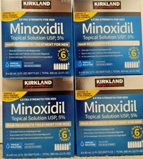 24 MONTHS KIRKLAND MINOXIDIL 5% MENS HAIR LOSS REGROWTH TREATMENT  FRESH