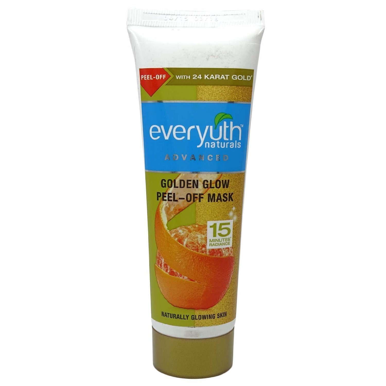 Everyuth Natural Advanced Golden Glow Cream Peel Off Mask For Face 90gm