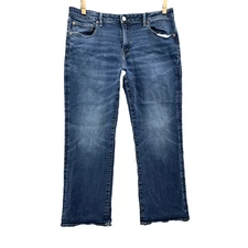 American Eagle Bootcut Jeans Men's 36x28* Whisker Cowboy Rodeo Western Workwear