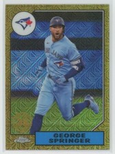 2022 Topps Series 2 1987 Silver Pack George Springer Blue Jays #T87C2-60