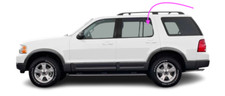 Fit 02-06 Ford Explorer,Mercury Mountaineer 4D Rear Left Vent Window Glass/Clear