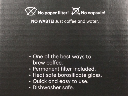 Bodum Pour Over Glass Coffee Maker 8 Cup Model 11571 Permanent Filter Portugal - Picture 4 of 12