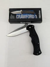 Cold Steel Crawford Model 1 Folding Knife 4034SS Steel Plain Edge 3.5" Blade