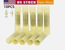 Gauge 8 AWG Heat Shrink Wire Butt Connectors Waterproof Splice Terminals 10pcs