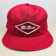 Vintage USA MADE K Products McNess Patch Trucker Hat Snapback Cap