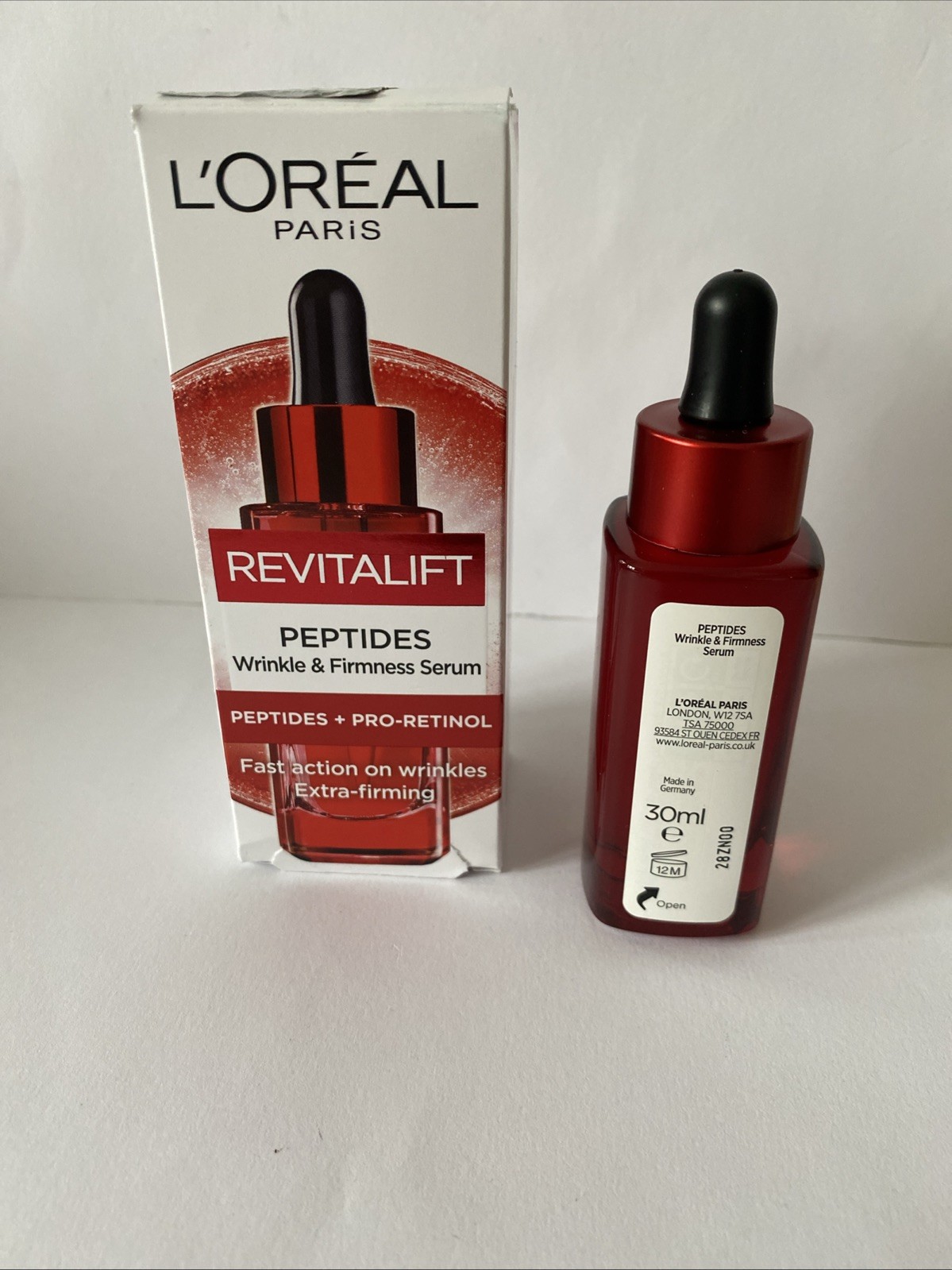 L’Oreal Revitalift Peptides Wrinkle & Firmness Serum 30 ml New