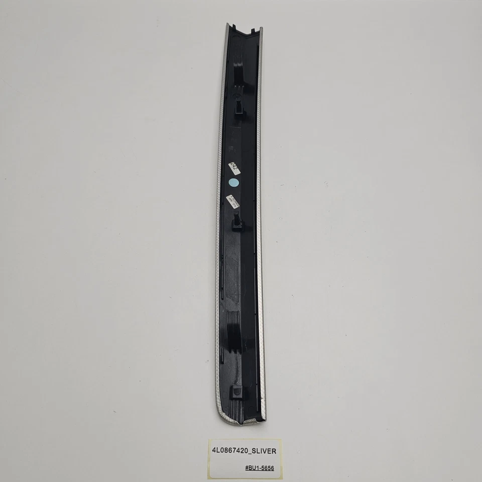 Audi Q7 2007-2015 moldura inserto aluminio cepillado plata 4L0867420_plateado Foto 2 de 4