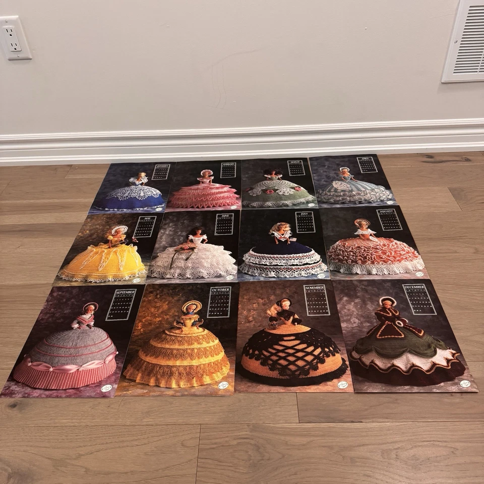 Vestido de boneca Annies Attic moda Miss 1991 folheto padrão crochê completo - Imagem 2 de 4