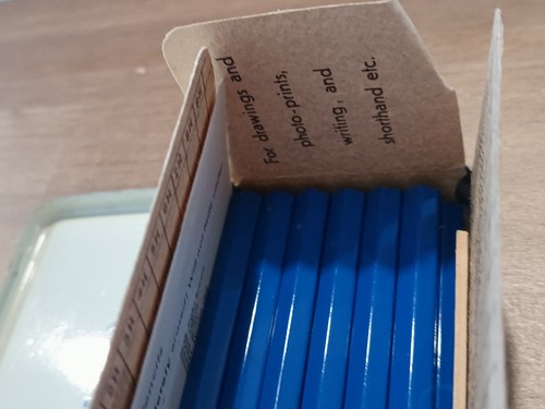 12 Vintage Staedtler Mars Germany Drafting Drawing Pencils Original Tin Box 4H - Picture 5 of 7