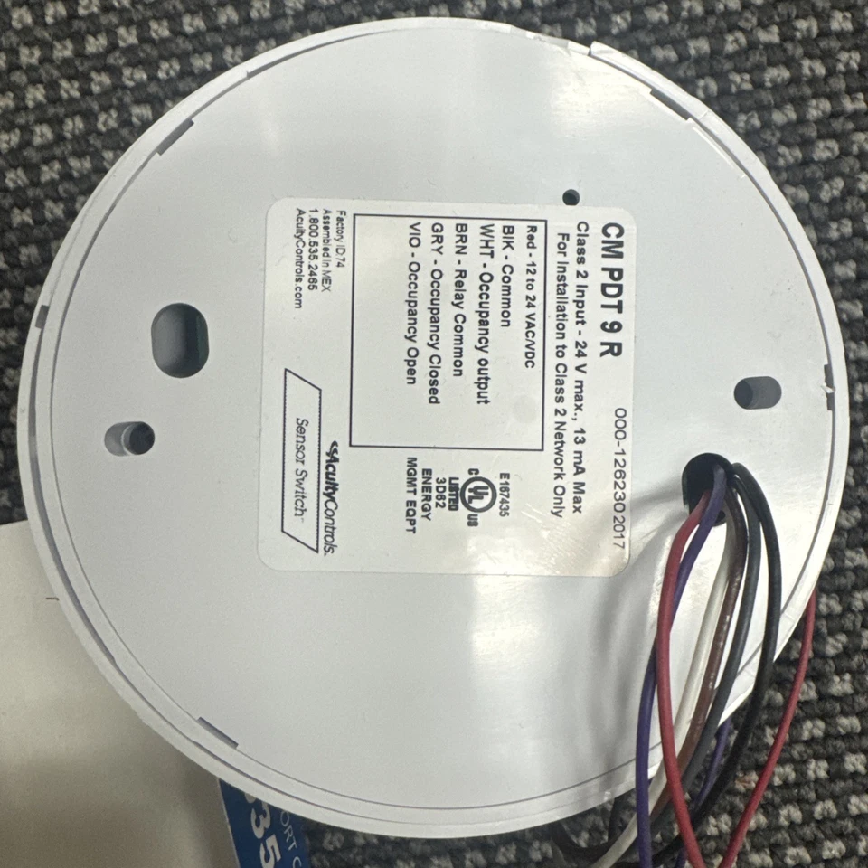 Interruptor Sensor Montaje en Techo Sensor Relé Blanco CM PDT 9 R / Nuevo en Caja Foto 3 de 3