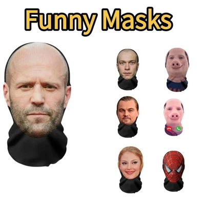 Cosplay Headwear Fashion Balaclava 3d Printed Mask Elastic Mesh Full Face 1pcs - Image 1 of 4