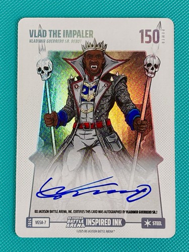 Bo Jackson Battle Arena ‘Vlad The Impaler’ Vlad Guerrero #VGSA-7 Inspired Ink