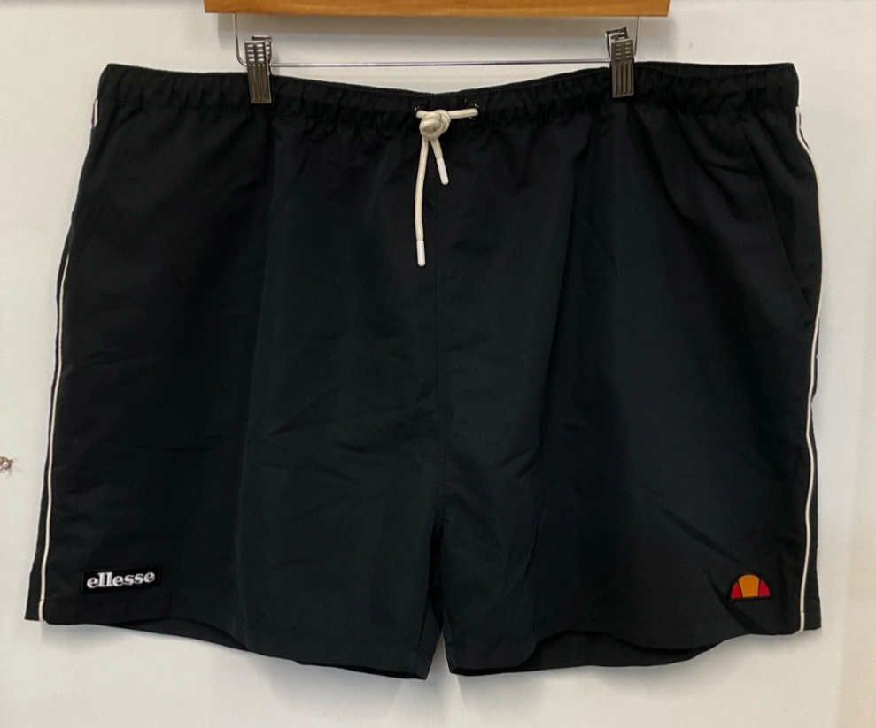 Ellesse Men's Dem Slackers Swim Shorts Black 4XL - FREE SHIPPING - BNWT