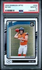 2024 Panini Donruss Optic Football #209 Bo Nix RC Rated Rookie PSA 10 GEM MINT