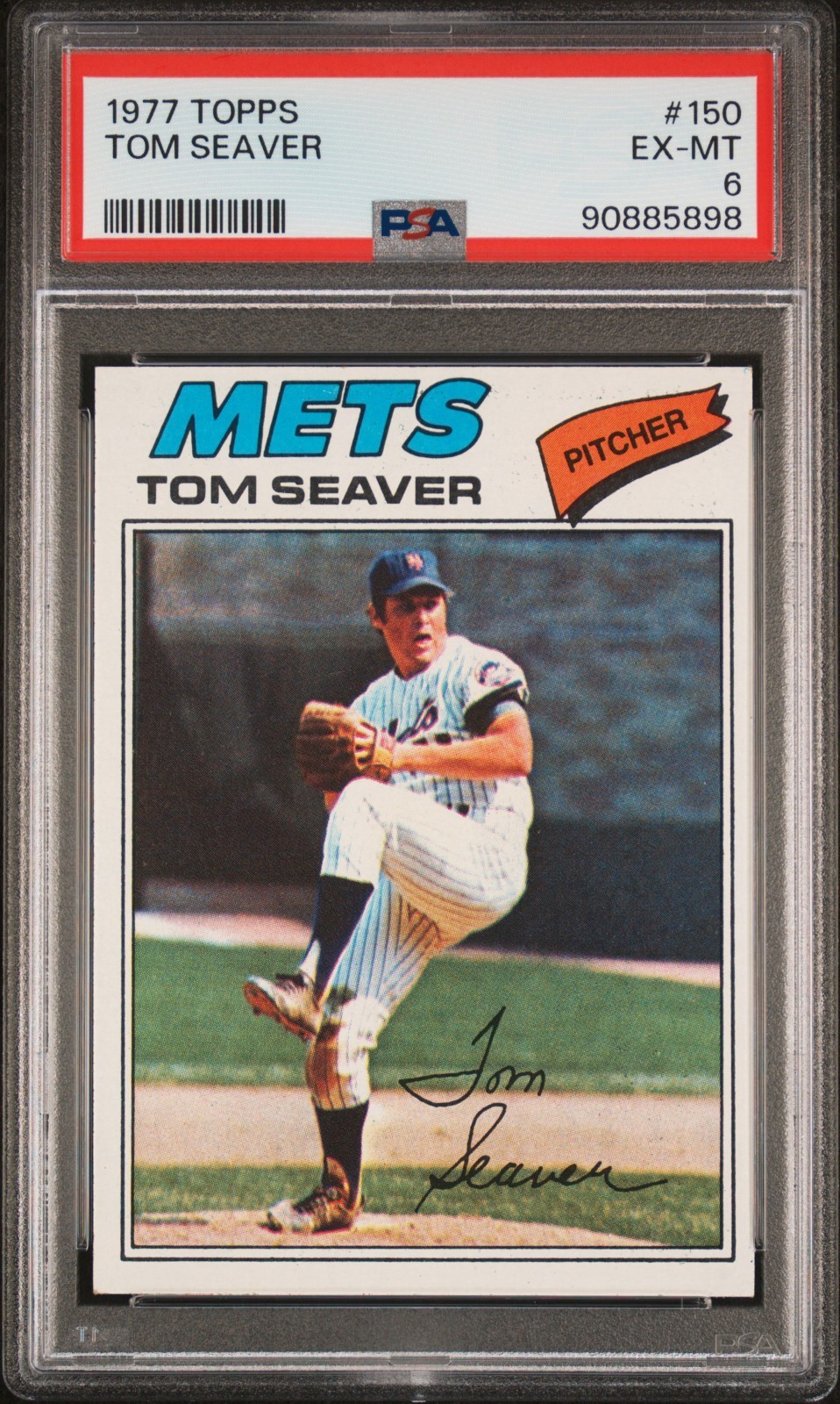 1977 Topps #150 Tom Seaver - New York Mets - PSA 6 - ExMT - 90885898🔥⚾🔥