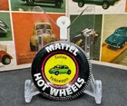 Original Vintage Hot Wheels Redline 1968 CUSTOM VOLKSWAGEN Metal Button Badge!