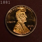Photo of a 2009-S Lincoln Bicentennial Cent from an eBay listing that sold on Jul 19, 2026