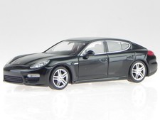 Porsche Panamera Turbo G1 II black diecast model car 04300E Minichamps 1:43