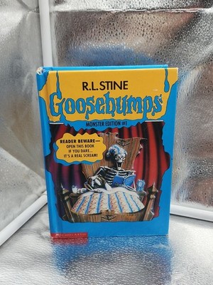 IT SCREAMS! 1st Print Monster Edition #1 Goosebumps Hardcover - WORKING SOUND!