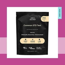 Simple HealthKit At Home Common STD Test Collection Kit - 1 Kit, Exp: April 2026