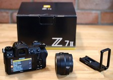 Nikon Z7 II camera PLUS Nikon FTZ II adapter PLUS Arca-Swiss L plate