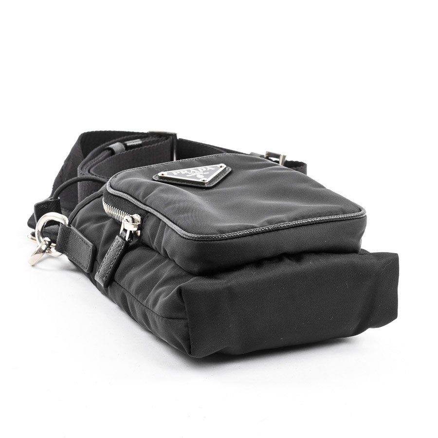 PRADA Re-Nylon smartphone case 2ZH155 Shoulder Bag / black unisex thumbnail 5